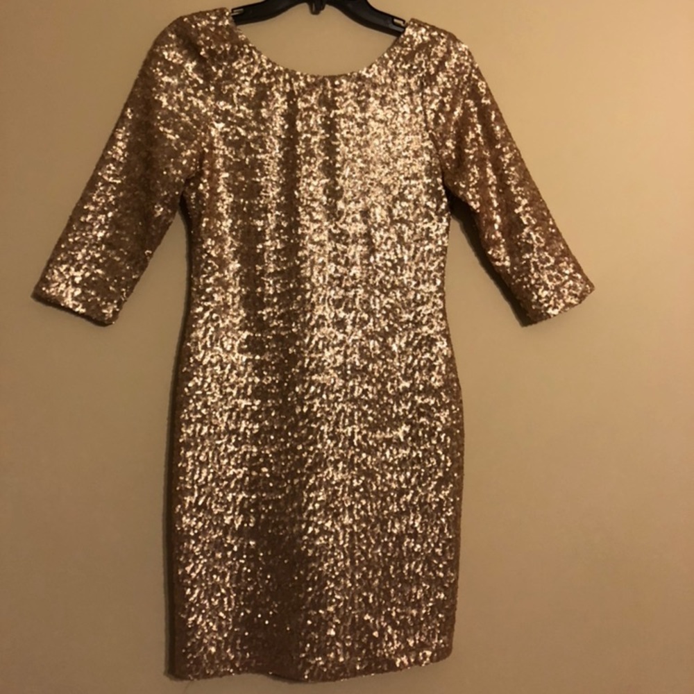 Gold Evening Dress